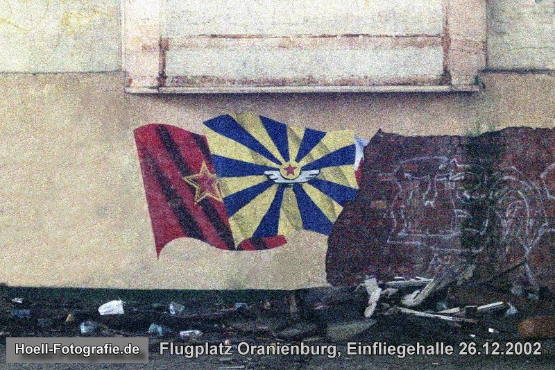 Einfliegehalle der Heinkel-Werke Oranienburg - ehemaliger Flugplatz Oranienburg - Foto: Olaf Hoell